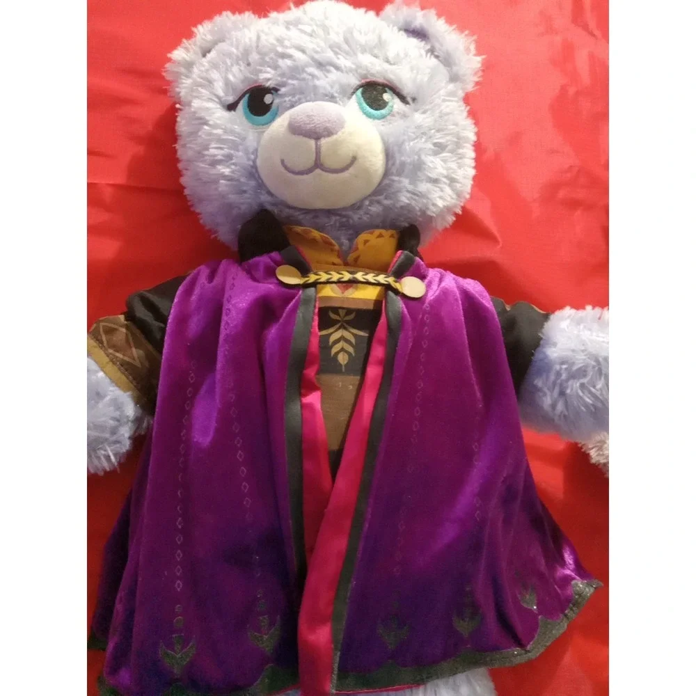 Build A Bear Disney's Frozen Princess Elsa & Anna With Dresses Sparkle 2014 BAB